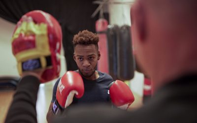 Boksen bij Noes Fiolet Studio’s te Capelle aan den Ijssel