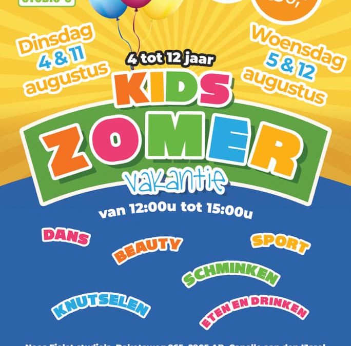 Kids Zomer Vakantie bij Noes Fiolet Studio’s